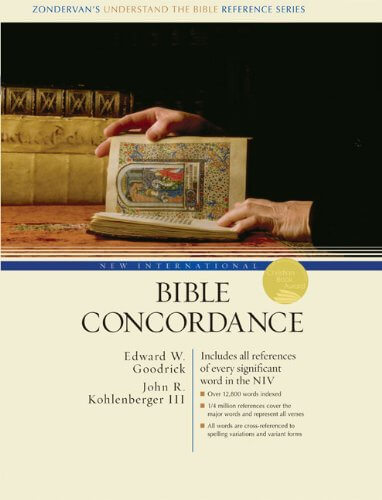New International Bible Concordance used book depot