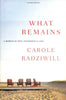 What Remains: A Memoir of Fate, Friendship, and Love Radziwill, Carole