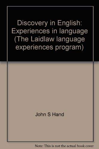Discovery in English: Experiences in language (The Laidlaw language experiences program)