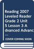 READING 2007 LEVELED READER GRADE 2 UNIT 5 LESSON 3 ADVANCED ADVANCED