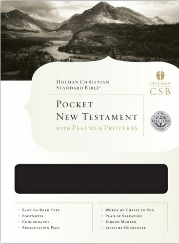 HCSB Pocket New Testament with Psalms and Proverbs Holman Bible Publishers