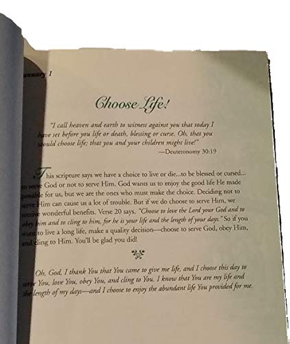 Choosing life: One day at a time
