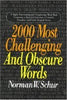 2000 Most Challenging and Obscure Words