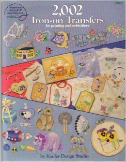 2,002 Iron-on Transfers for Painting and Embroidery used book depot