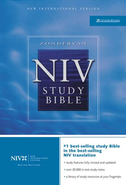 Zondervan NIV Study Bible used book depot