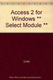 Access 2 For Windows ** Select Module ** used book depot