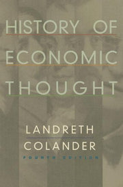 History of Economic Thought used book depot