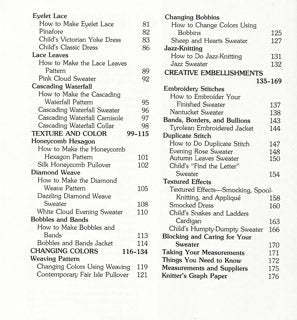 Erica Wilson's Knitting Book used book depot