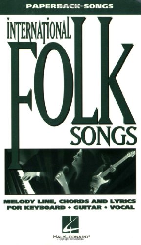 International Folksongs Paperback Songs Series Hal Leonard Corp