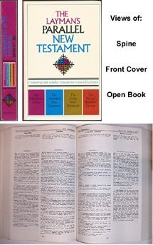 The Layman's Parallel New Testament: King James Version , the Amplified New Testament, the Living New Testament, Revised Standard Version used book depot