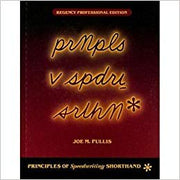 Principles of Speedwriting Shorthand, Regency Professional Edition (First Course), Student Transcript used book depot