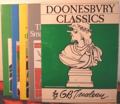 Doonesbury Classics: The President Is A Lot Smarter Than You Think/What Do We Have For The Witnesses, Johnnie? /Call Me When You Find America/Still A Few Bugs In The System(4 volumes) used book depot