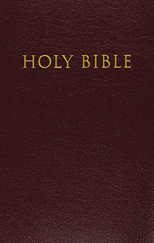 KJV, Reference Bible, Giant Print, Imitation Leather, Burgundy, Red Letter Edition Zondervan