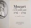 Mozart: The Golden Years 17811791 [Hardcover] Landon, HC Robbins and Wellillustrated