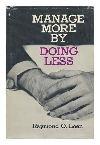 Manage more by doing less used book depot