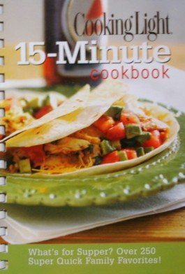Cooking Light 15-Minute Cookbook used book depot