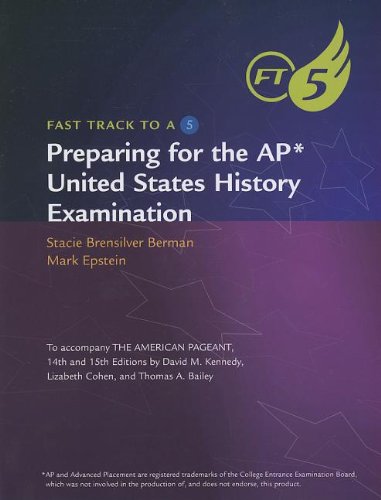 Preparing for the AP United States History Examination used book depot