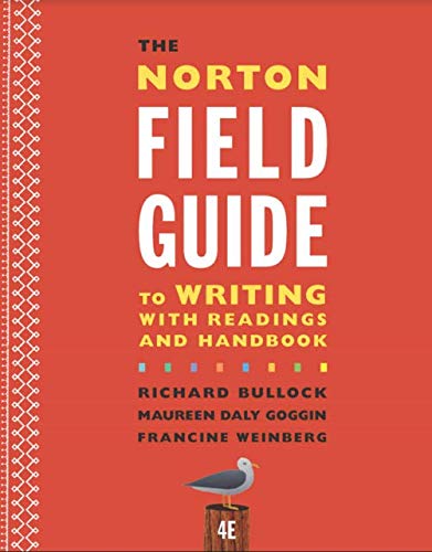 Norton Field Guide To Writing With Readings And Handbook 4E used book depot