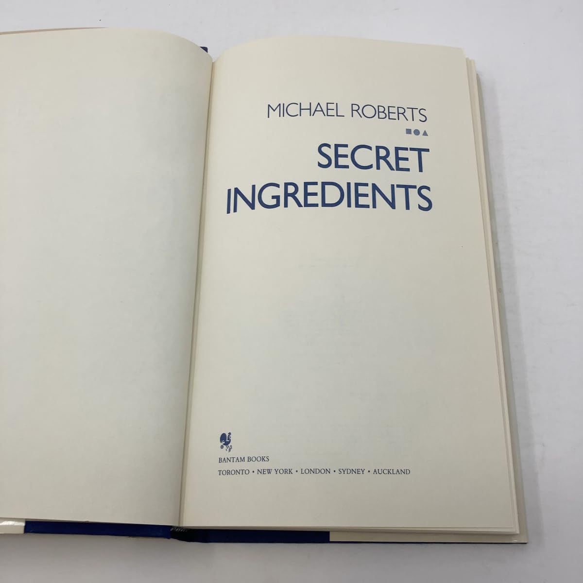 Secret Ingredients used book depot