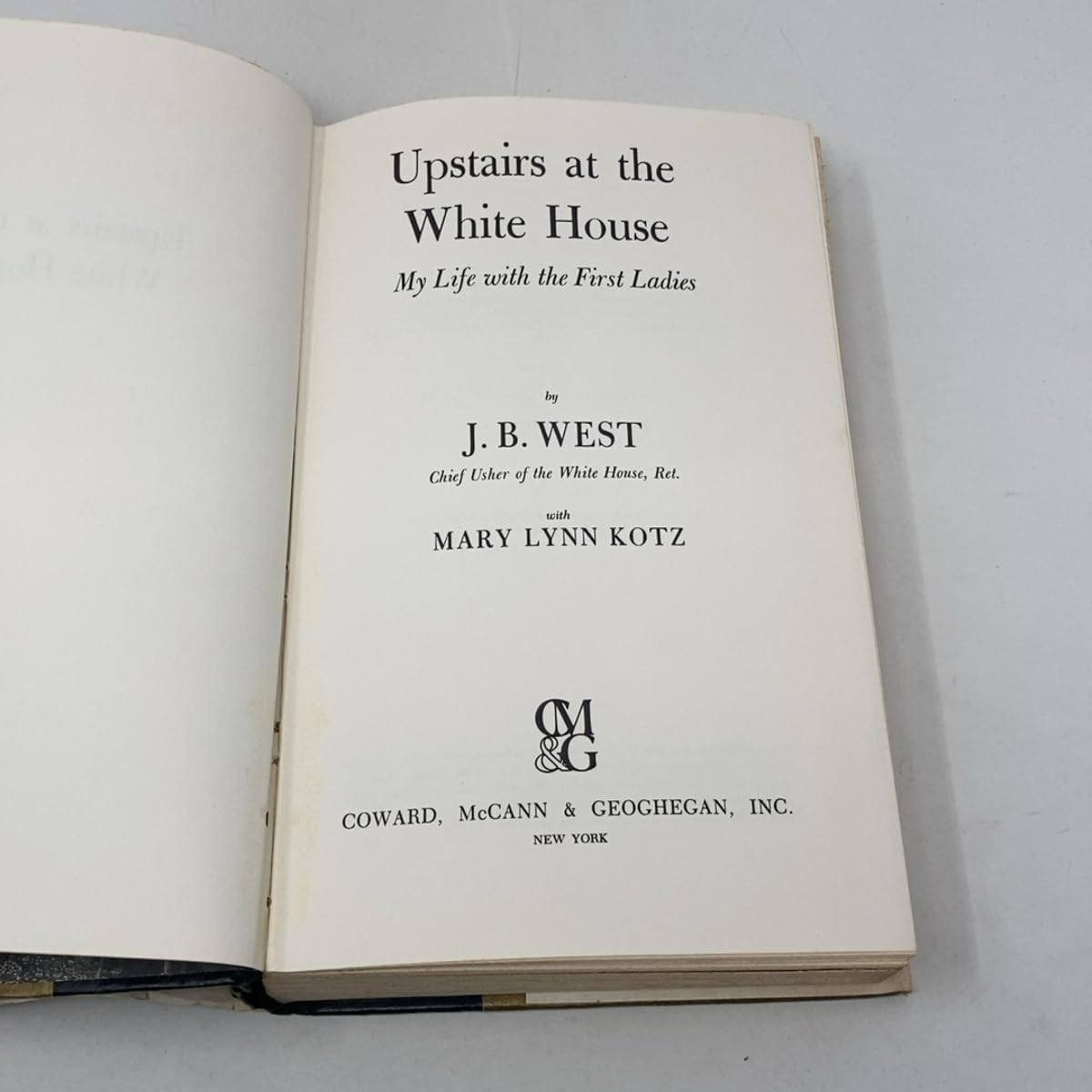 Upstairs at the White House: My Life With the First Ladies