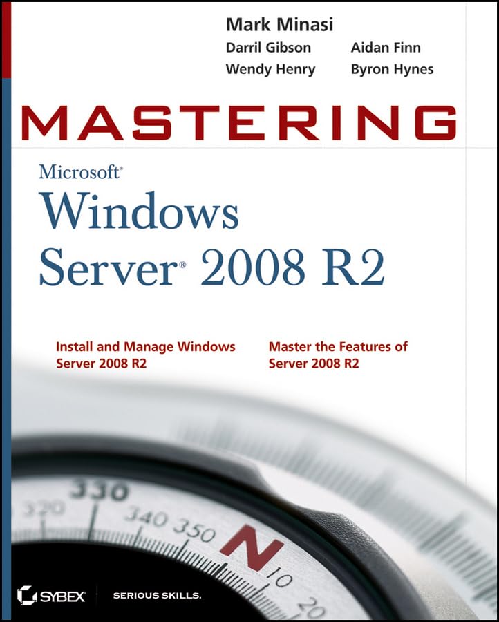 Mastering Microsoft Windows Server 2008 R2 used book depot