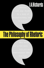 The Philosophy of Rhetoric (Galaxy Books) used book depot