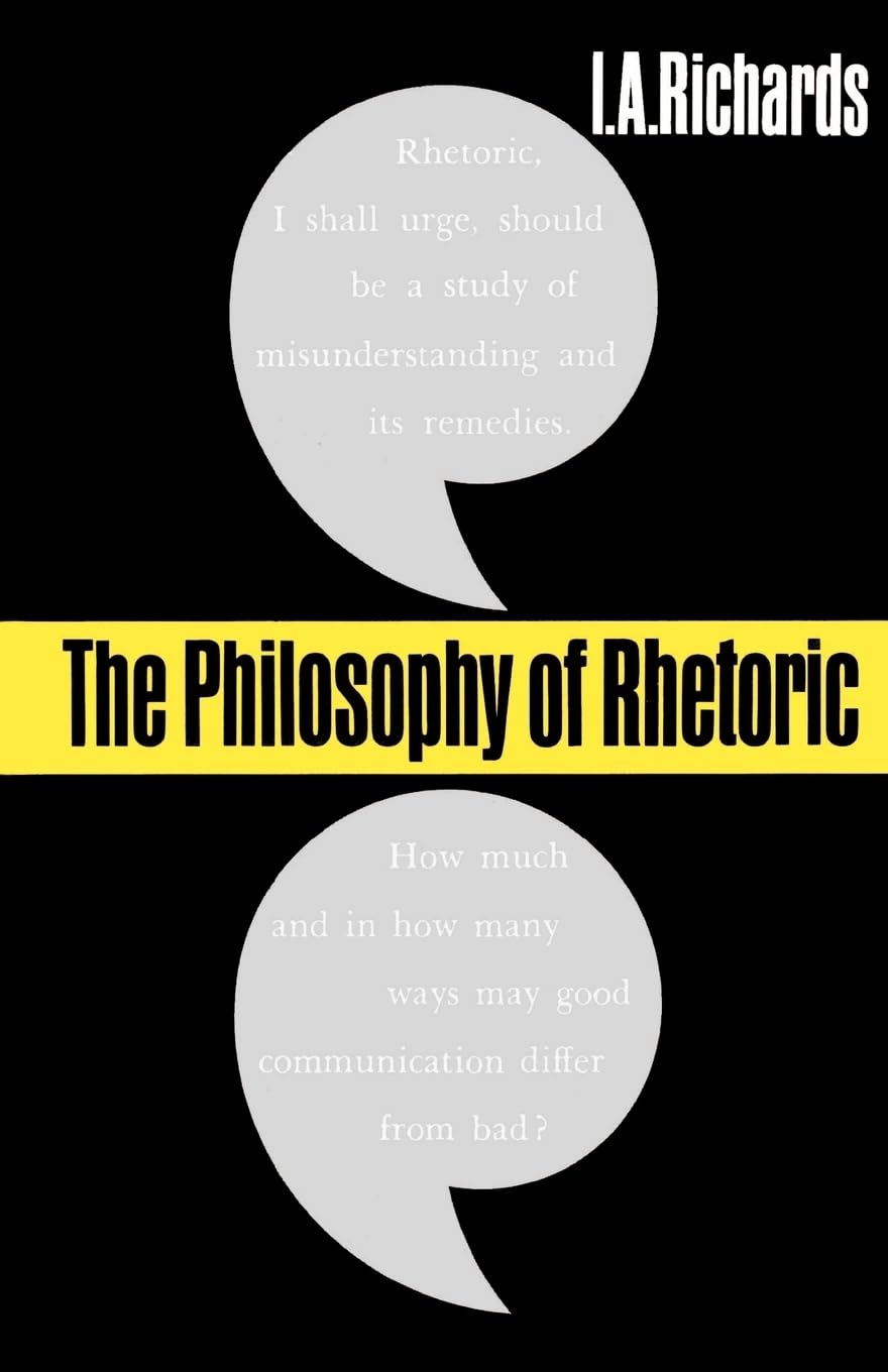 The Philosophy of Rhetoric (Galaxy Books) used book depot