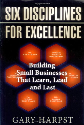 Six Disciplines for Excellence by Gary Harpst (2004-05-01) used book depot