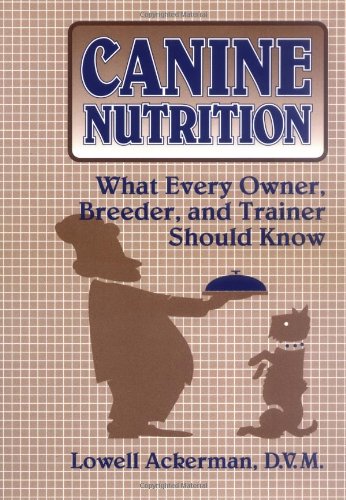 Canine Nutrition: What Every Owner, Breeder, and Trainer Should Know used book depot