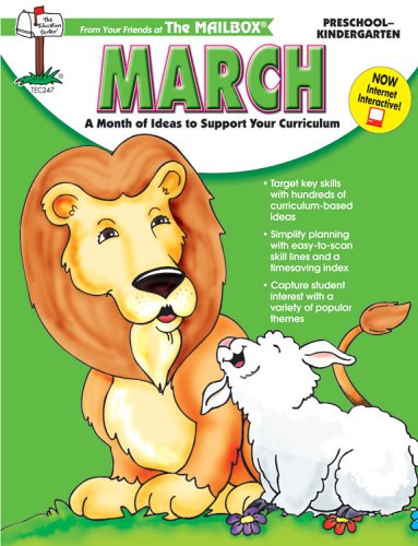 March: A Month of Ideas At Your Fingertips!: Preschool-kindergarten (Mailbox monthly series, TEC247) used book depot