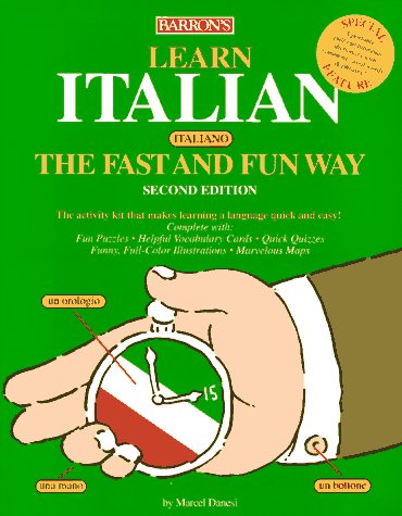 Learn Italian (Italiano) the Fast and Fun Way/With Barron's Italian-English English-Italian Dictionary used book depot