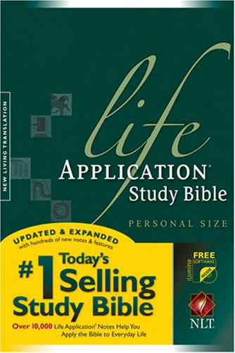 Life Application Study Bible NLT, Personal Size used book depot