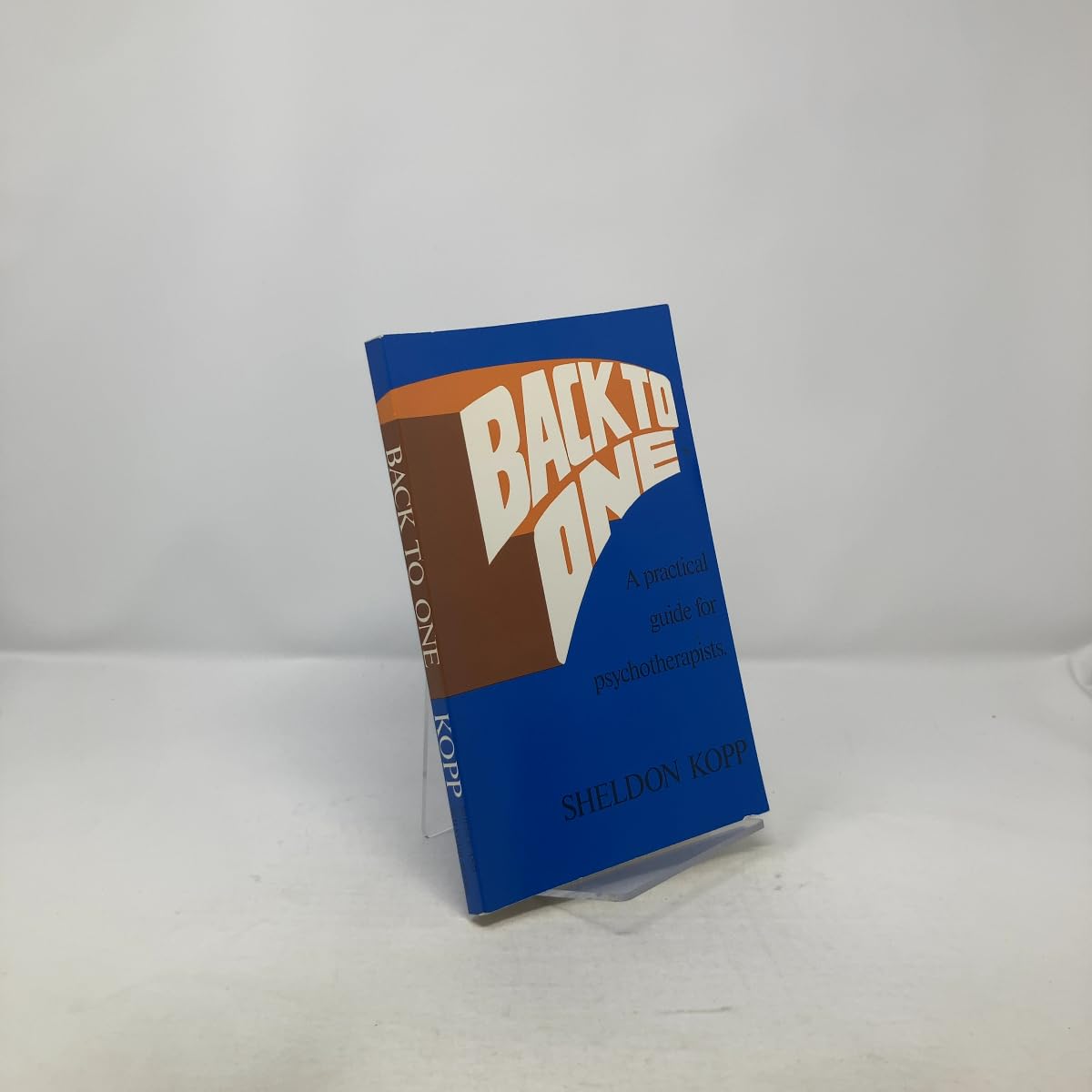 Back to One: Practical Guide for Psychotherapists used book depot