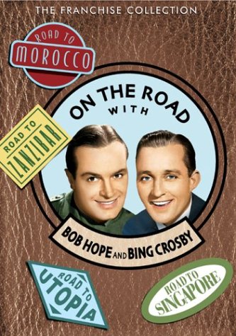 On the Road With Bob Hope and Bing Crosby Collection (Road to Singapore/Road to Zanzibar/Road to Morocco/Road to Utopia) used book depot