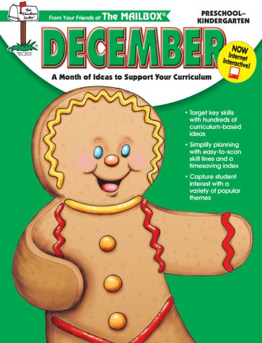 December: A Month of Ideas to Support Your Curriculum for Preschool-Kindergarten used book depot