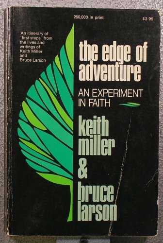 The Edge of Adventure: An Experiment in Faith used book depot