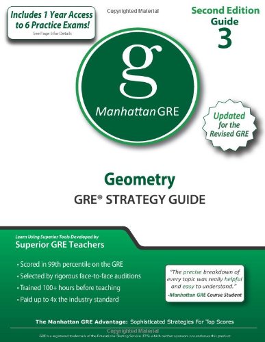 Geometry GRE Strategy Guide, 2nd Edition (Manhattan GRE) used book depot