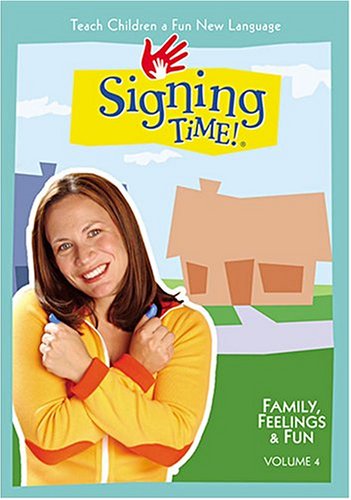 Signing Time Volume 4: Family, Feelings & Fun DVD used book depot