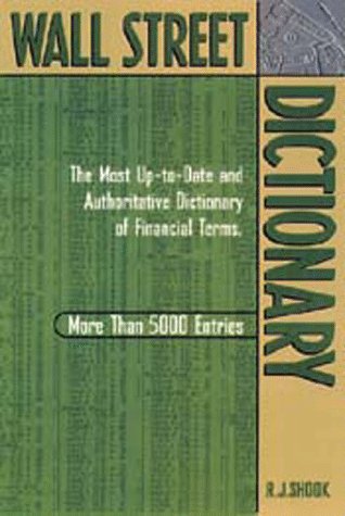 Wall Street Dictionary used book depot