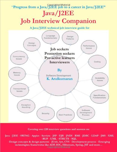 Java/J2EE Job Interview Companion used book depot