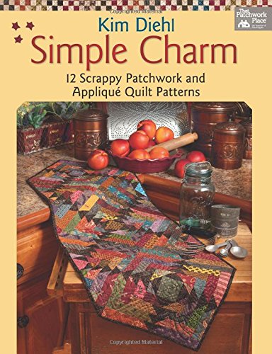 Simple Charm: 12 Scrappy Patchwork and Applique Quilt Patterns used book depot