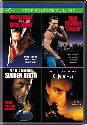 Van Damme Four-Feature Film Set (Hard Target / Lionheart / Sudden Death / The Quest)