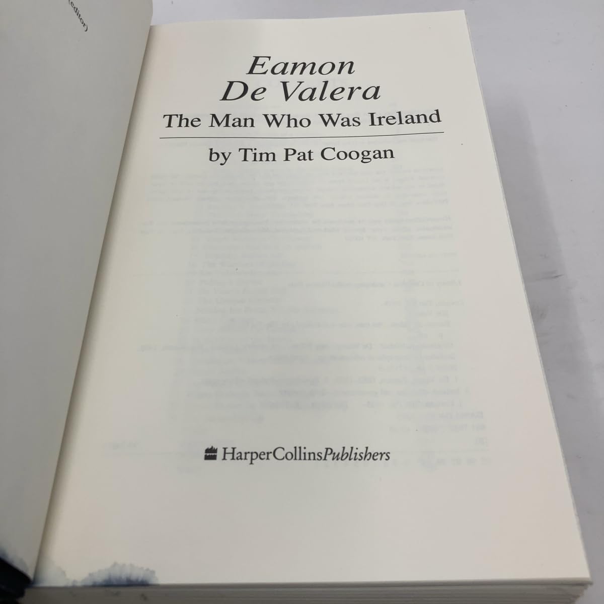 Eamon De Valera: The Man Who Was Ireland used book depot