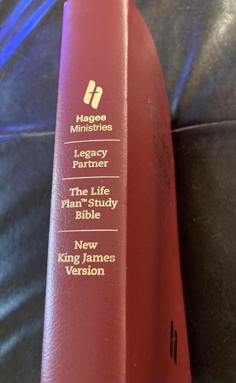Legacy Partner The Life Plan Study Bible - God's Keys to Personal Success - NKJV - Hagee Ministries used book depot