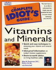 The Complete Idiot's Guide to Vitamins and Minerals used book depot