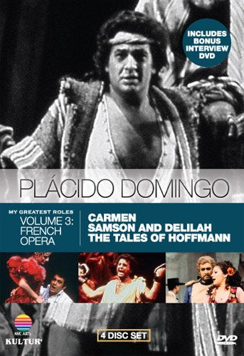 Placido Domingo: My Greatest Roles, Vol. 3 - French Opera (Carmen / Samson and Delilah / The Tales of Hoffmann) used book depot