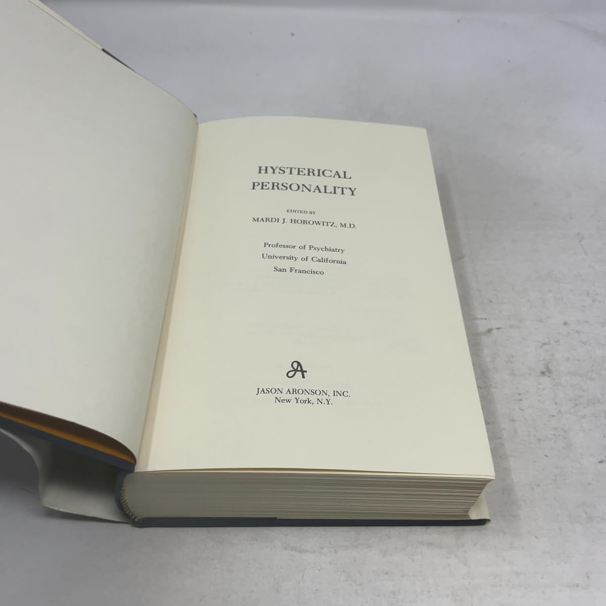 Hysterical personality (Classical psychoanalysis and its applications)