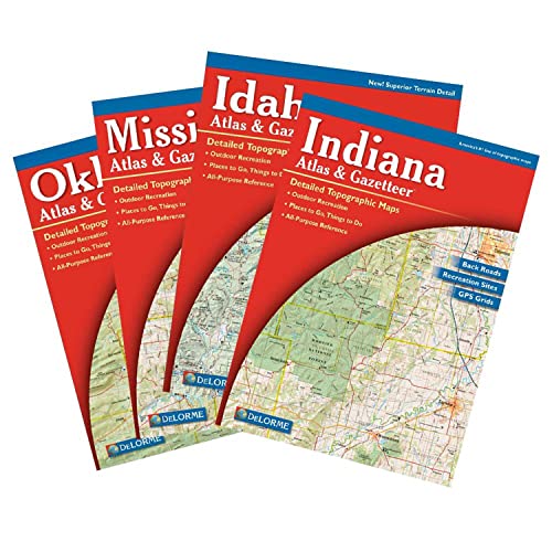 Arkansas Atlas & Gazetteer (Delorme Atlas & Gazetteer)