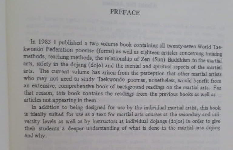 Background Readings in Tae Kwon Do & Martial Arts used book depot