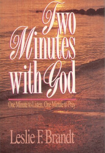 Two Minutes With God: One Minute to Listen, One Minute to Pray used book depot